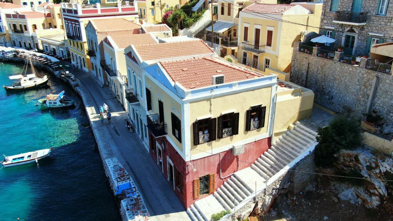 Moschos Mansion Villa Đảo Sými Ngoại thất bức ảnh